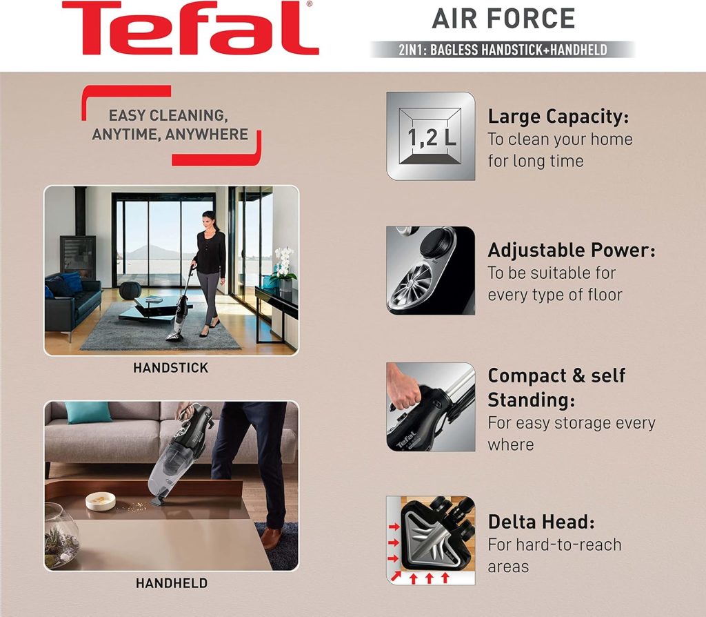 جاروبرقی ایستاده تفال UY5116TR 21 جاروبرقی ایستاده تفال