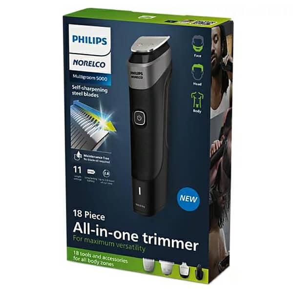 ماشین اصلاح صورت و بدن فیلیپس مدل MG5910 10 Philips face and trimmer model MG5910