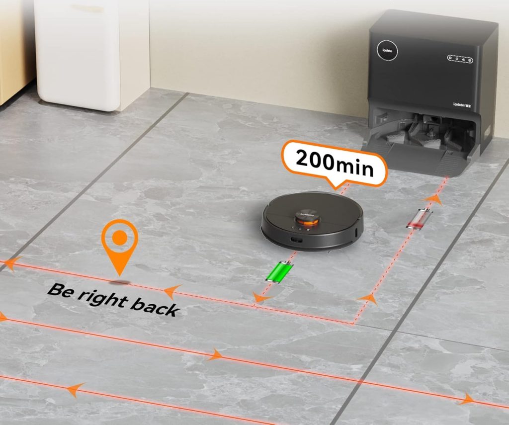 Ledsto Robotic Vacuum Cleaner Model W2
