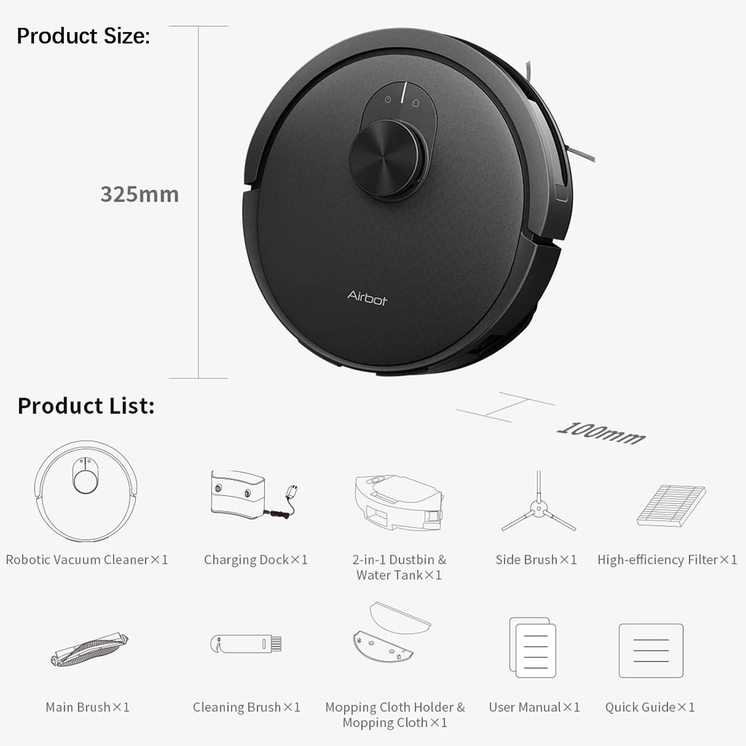جارورباتیک ایربات مدل S9 Ultra 9 جارورباتیک ایربات مدل S9 Ultra - Image 9