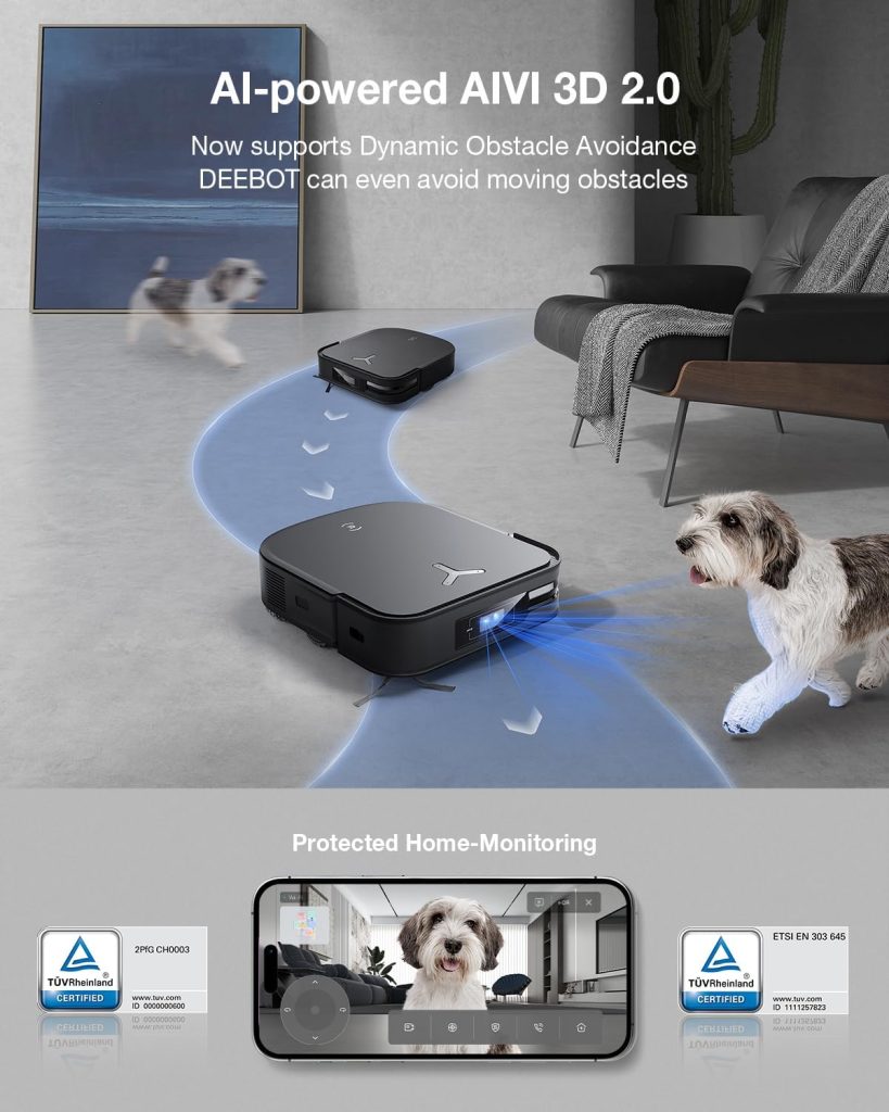 جارو رباتیک اکووکس مدل DEEBOT X2 OMNI 17 Ecovacs Robotic Vacuum Cleaner