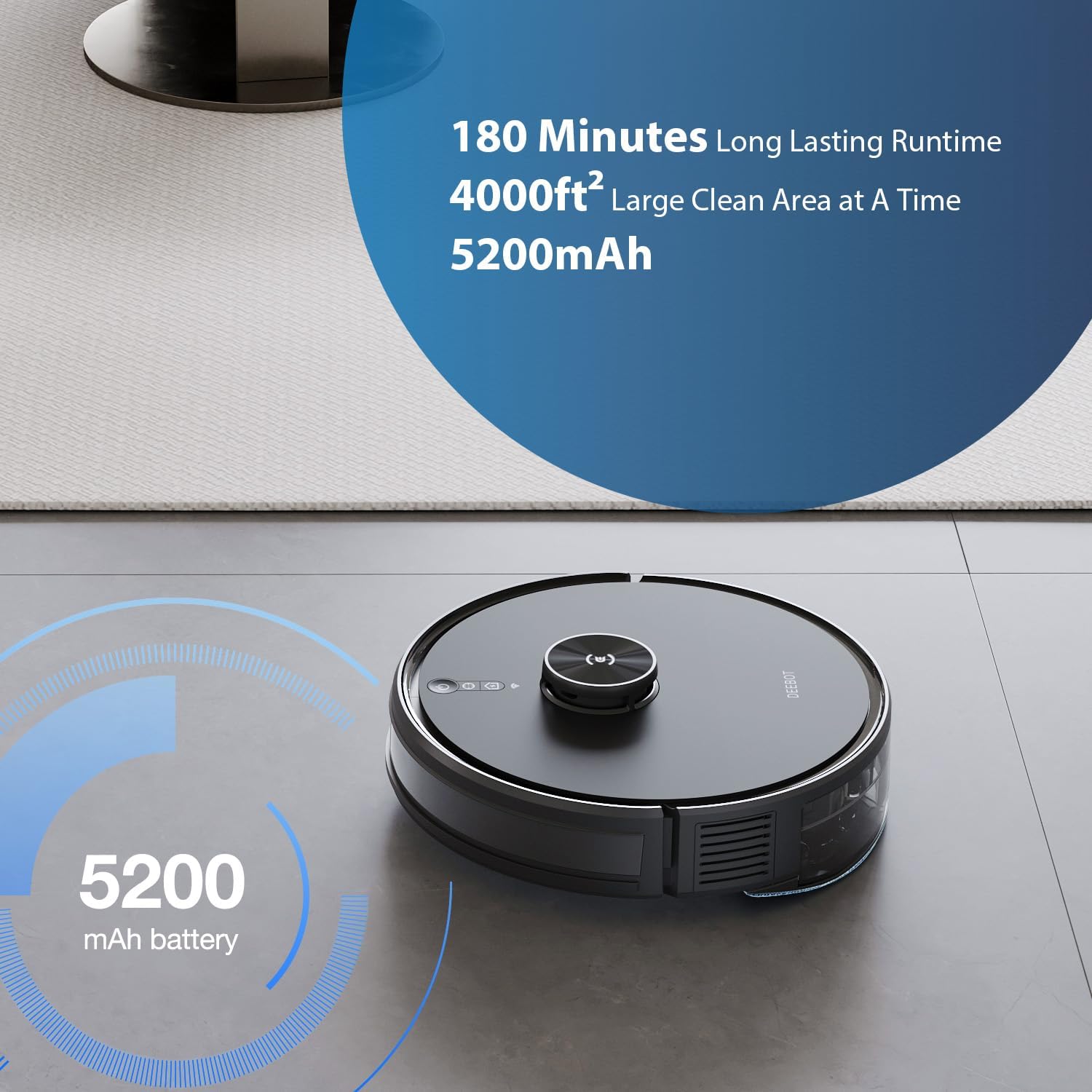 جارو رباتیک اکووکس مدل DEEBOT Y1 PRO 3 Ecovacs Robotic Vacuum Cleaner