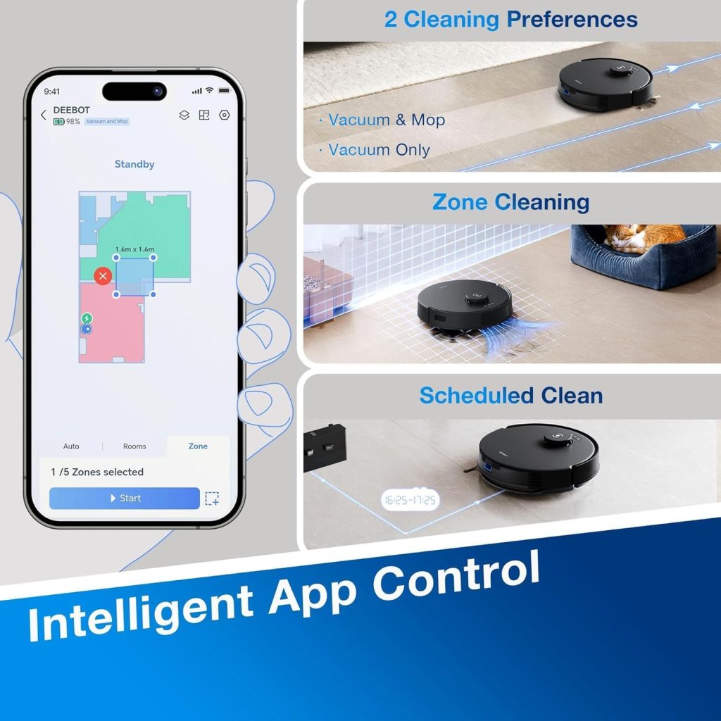 جارو رباتیک اکووکس مدل N20 Pro 19 Robotic Vacuum Cleaner Model N20 Pro