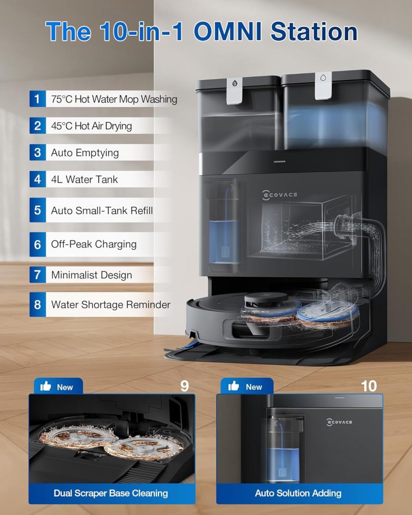 جارو رباتیک اکووکس مدل T30C 17 Ecovacs Vacuum Cleaner Model T30C