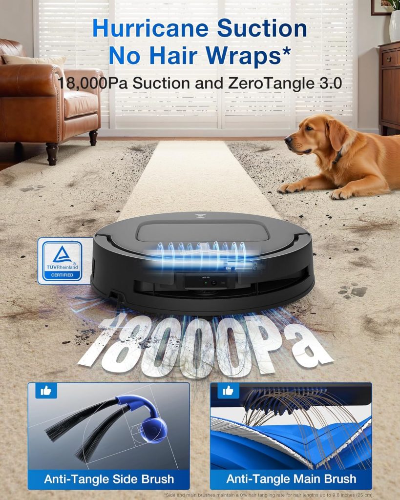 جارو رباتیک اکووکس مدل T80 OMNI 22 Robotic Vacuum Cleaner Model T80 OMNI