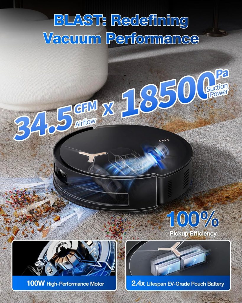 جارو رباتیک اکووکس مدل T50 Max Pro Omni 20 جارو رباتیک T50 Max Pro Omni