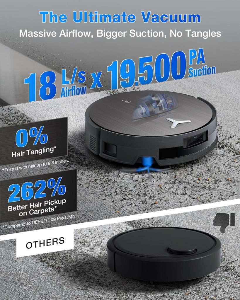 جارو رباتیک اکووکس مدل X11 Pro Omni 18 Ecovacs