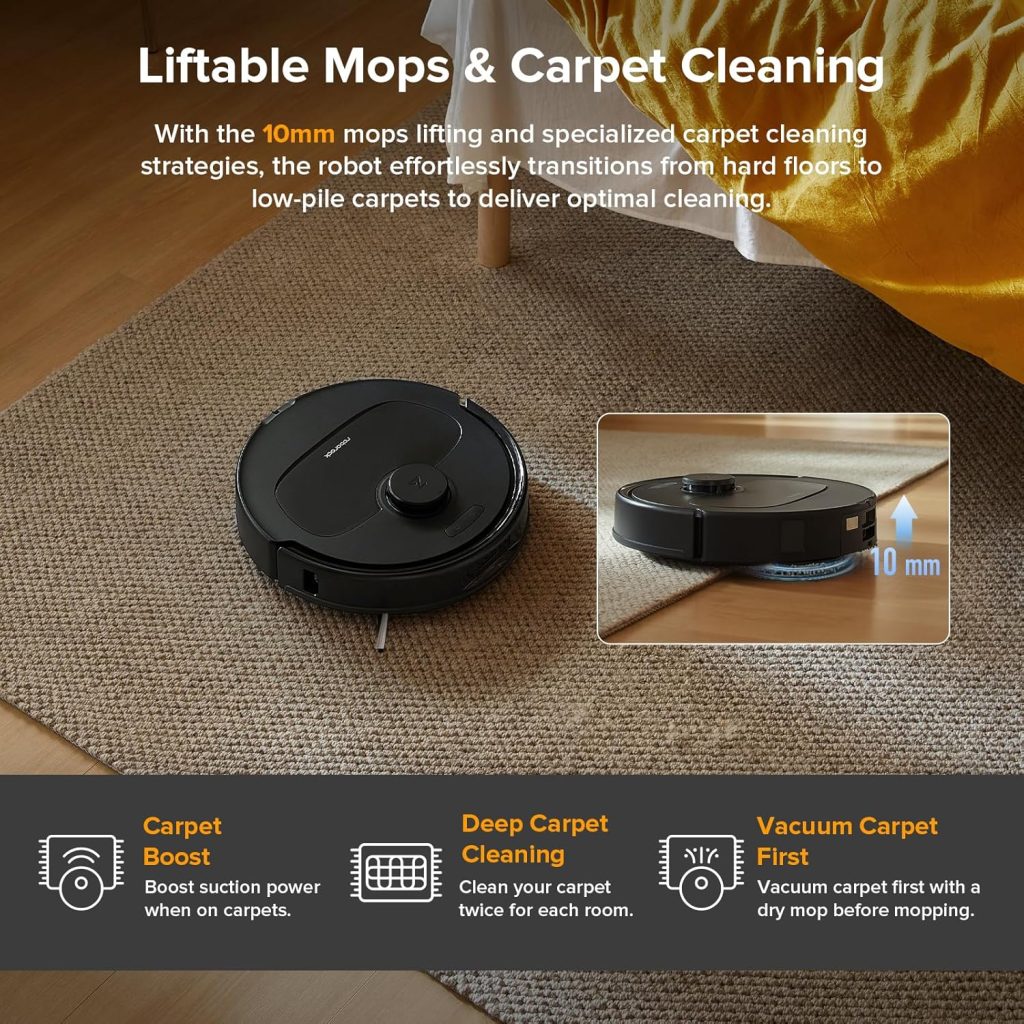 جارو رباتیک روبوراک مدل Qrevo L 19 Roborock Qrevo L Robotic Vacuum Cleaner kitchenu 6 فروشگاه اینترنتی کیچن یو