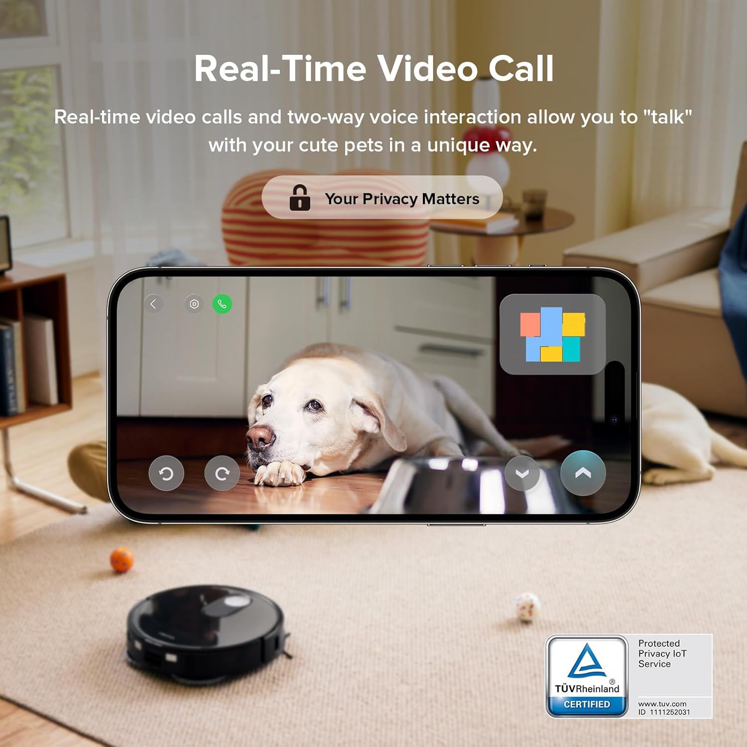 جارو رباتیک روبوراک مدل Qrevo Slim 8 Qrevo Slim Robotic Vacuum Cleaner