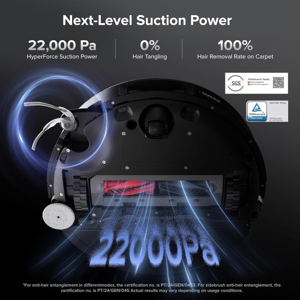 جارو رباتیک روبوراک مدل S9 MaxV Ultra 18 Roborock