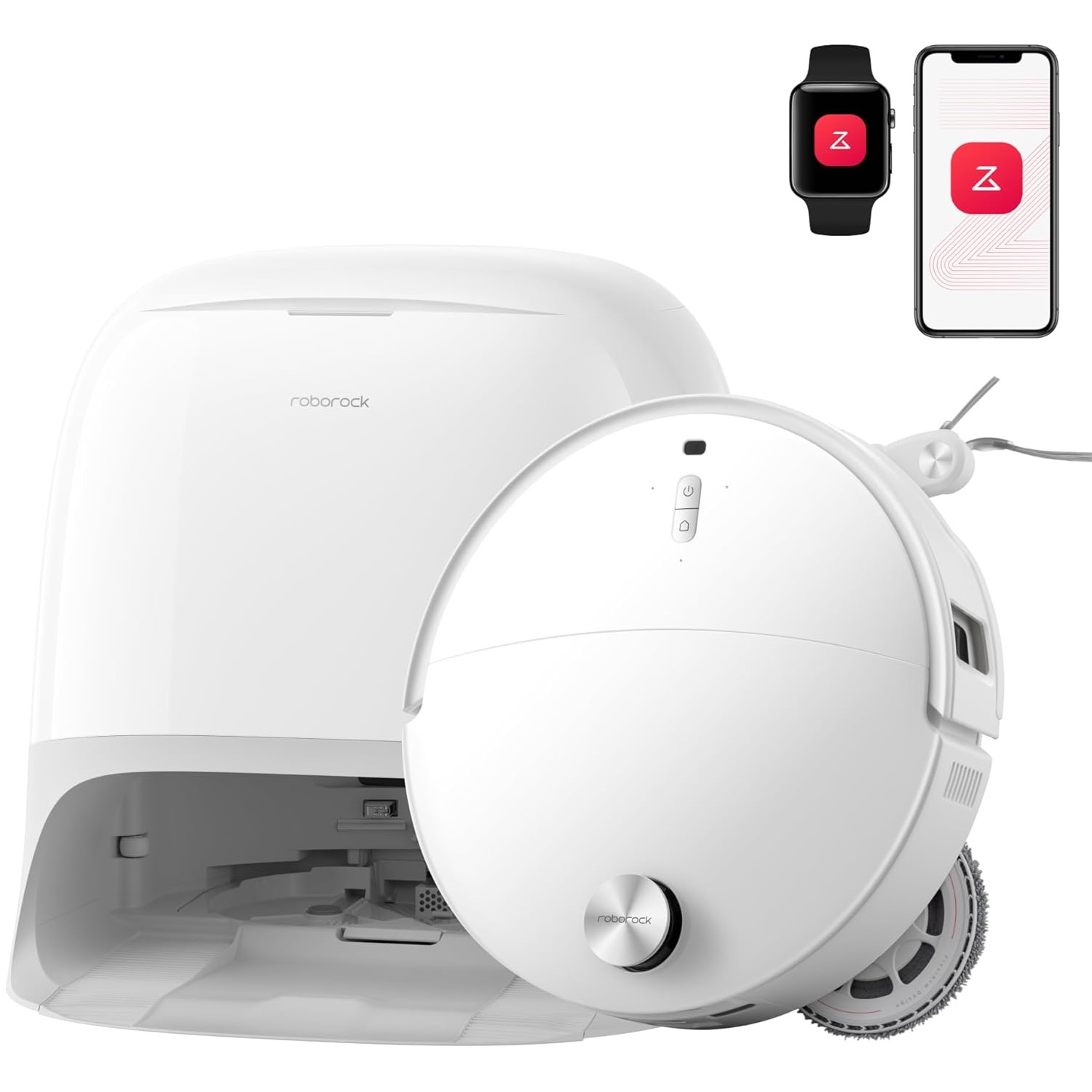 جارو رباتیک روبوراک مدل curv 2 pro x 1 Roborock robotic vacuum cleaner model curv 2 pro x
