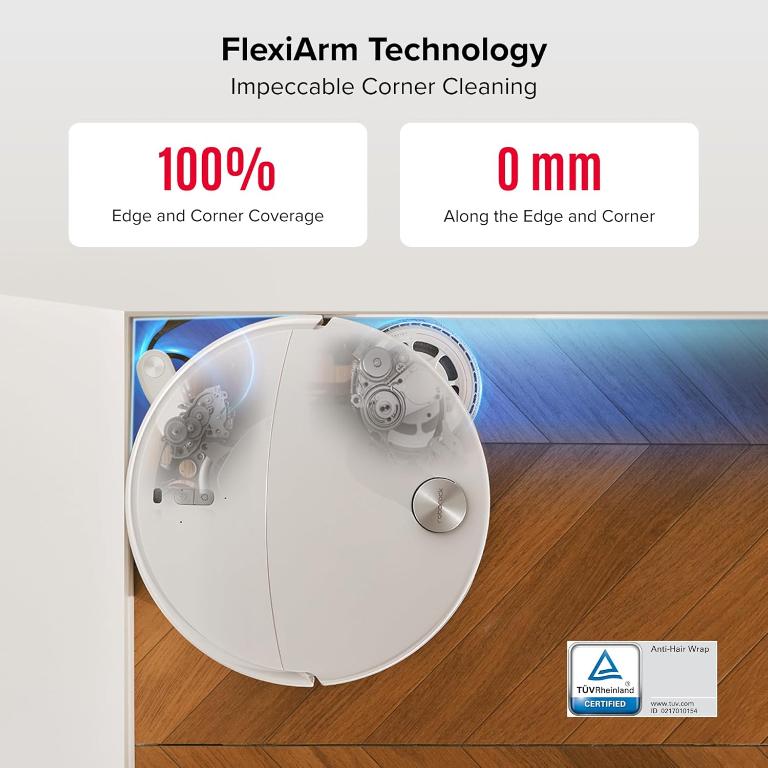 جارو رباتیک روبوراک مدل curv 2 pro x 8 Roborock robotic vacuum cleaner
