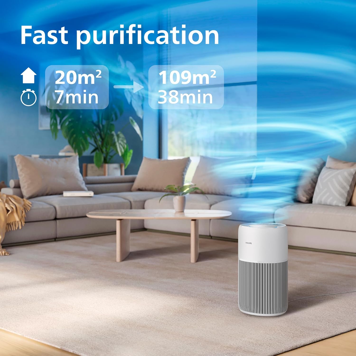 تصفیه کننده هوا فیلیپس مدل AC2220 6 Philips Air Purifier