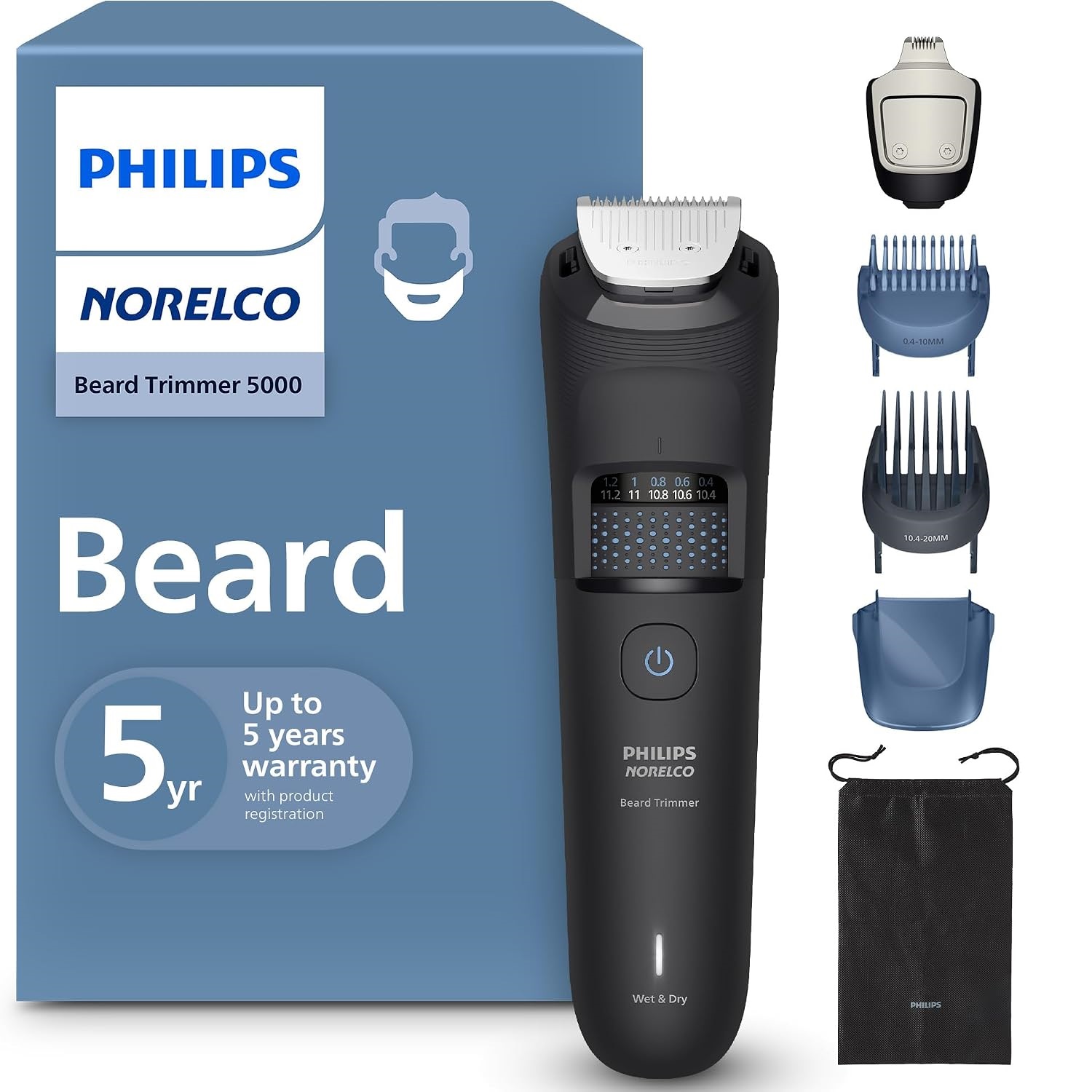 ماشین اصلاح صورت فیلیپس مدل BT5775/40 1 Philips Beard Trimmer Model BT5775/40