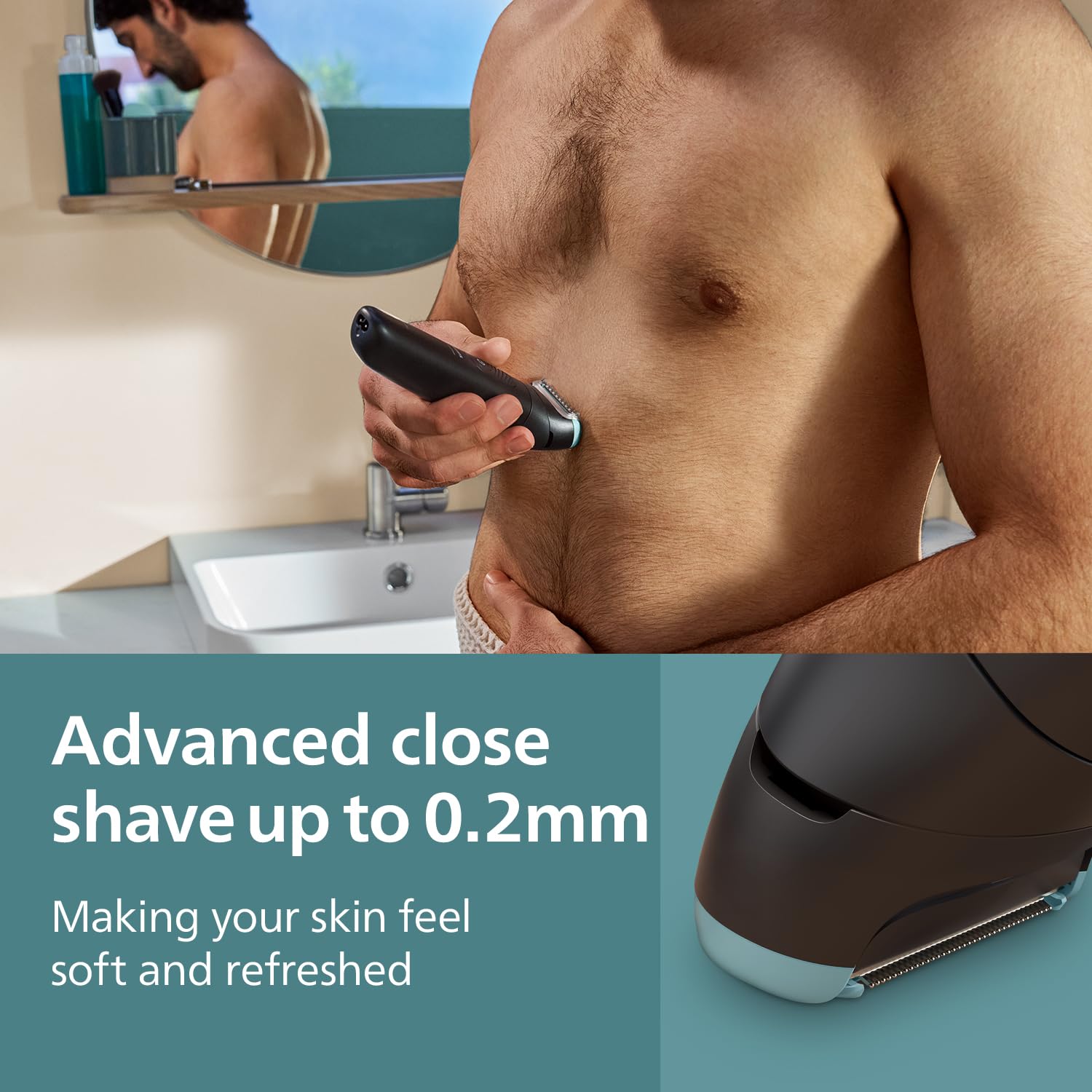 ماشین اصلاح بدن فیلیپس مدل Bg5475/15 3 Body Groomer Model BG5475/15