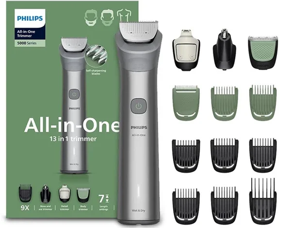 ماشین اصلاح صورت و بدن فیلیپس مدل MG5942/15 4 Philips Face and Body Trimmer, MG5942/15