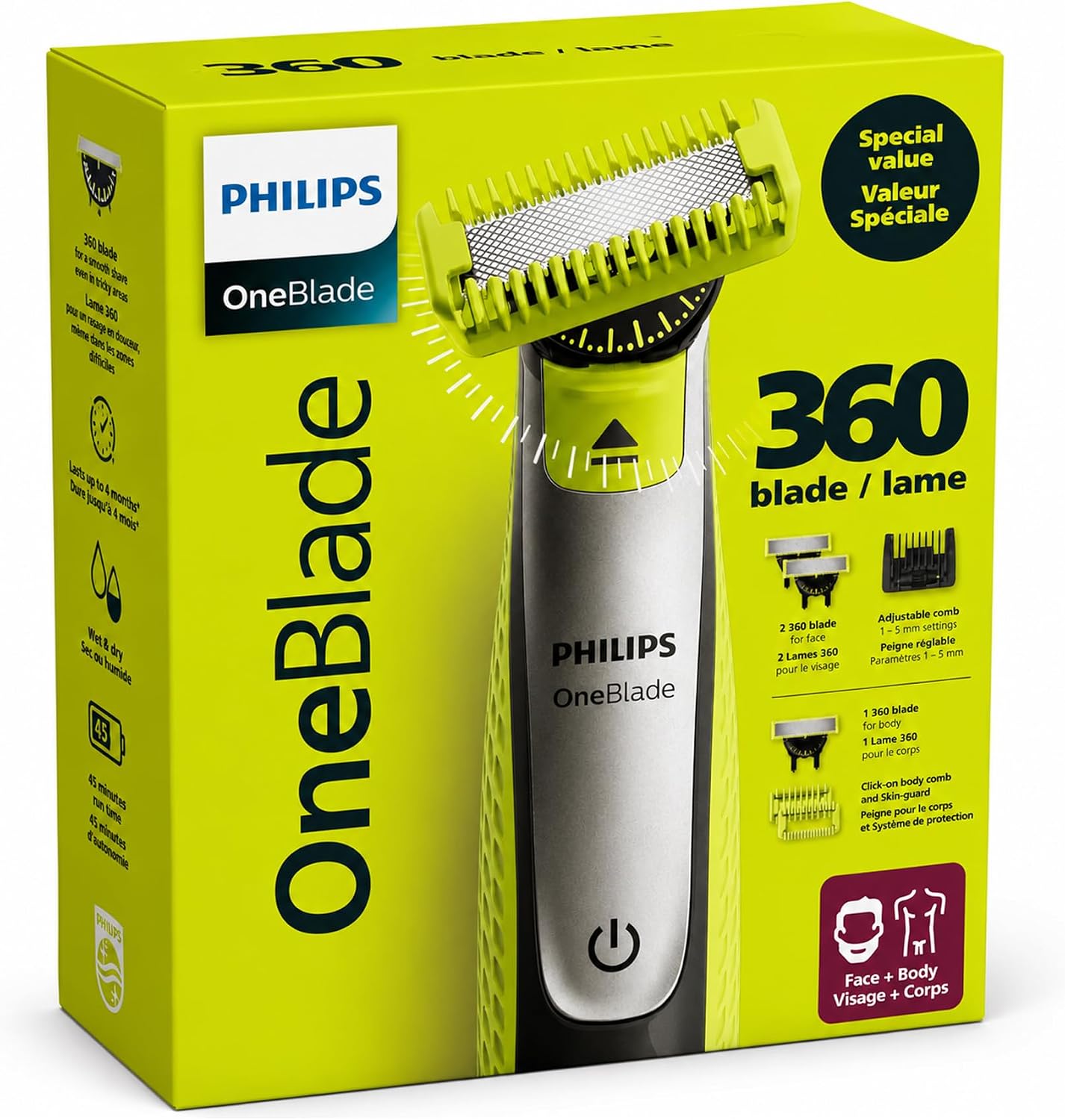 ماشین اصلاح موی صورت فیلیپس مدل Qp2834/65 5 Philips QP2834/65