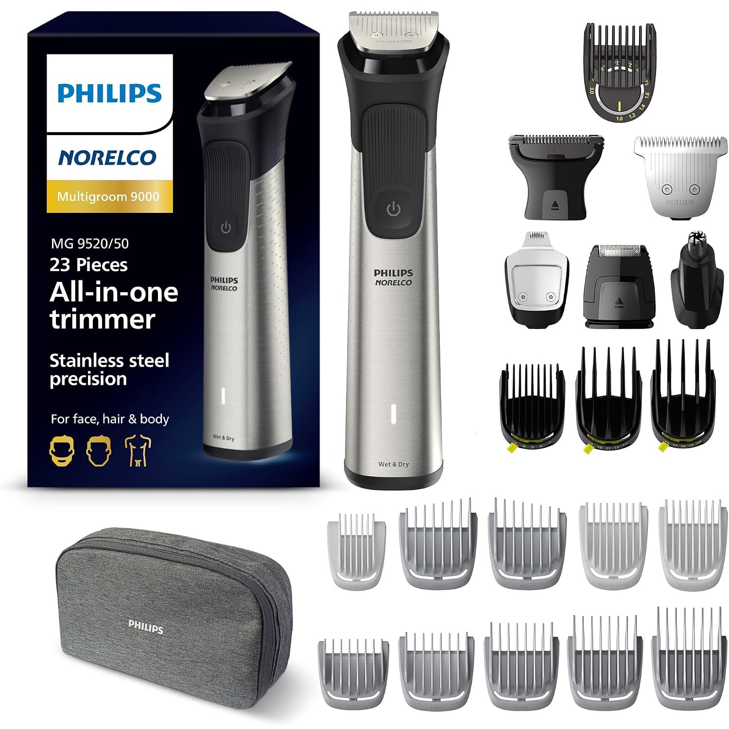 ماشین اصلاح فیلیپس مدل mg9500/50 1 Trimmer
