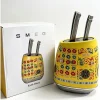 چاقو آشپزخانه 7 پارچه اسمگ مدل Dolce & Gabbana 7 Smeg 7-Piece Kitchen Knife Set – Dolce & Gabbana Edition