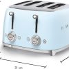 توستر اسمگ مدل TSF03 11 Smeg Toaster TSF03