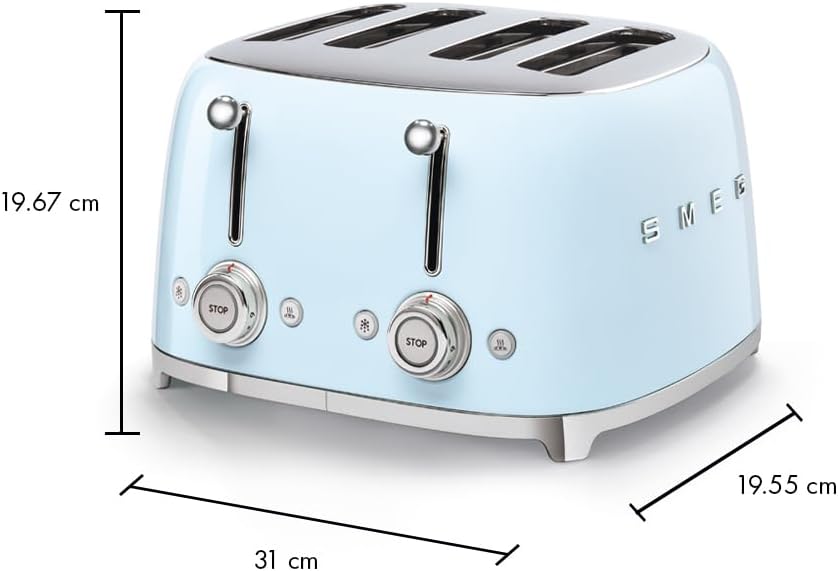 توستر اسمگ مدل TSF03 6 Smeg Toaster TSF03