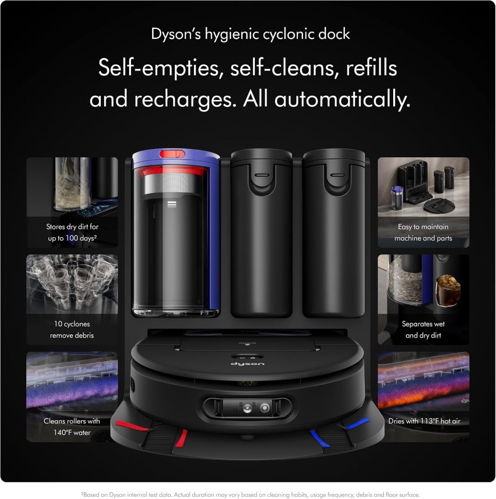 جارو رباتیک دایسون مدل Spot+Scrub AI 17 Dyson Spot+Scrub AI Robot Vacuum