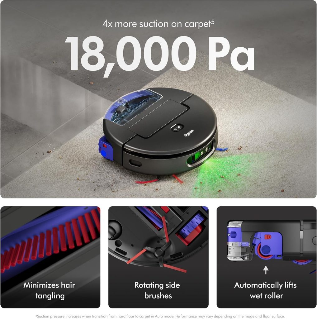 جارو رباتیک دایسون مدل Spot+Scrub AI 15 Dyson AI Robot Vacuum