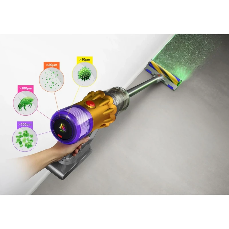 جارو شارژی دایسون مدل V12s Detect Slim Submarine 8 Dyson V12s Detect Slim Submarine Cordless Vacuum