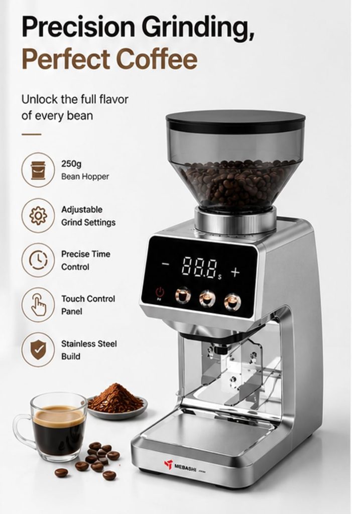 آسیاب قهوه مباشی مدل ME-CG2310 13 Mebashi Coffee Grinder ME-CG2310