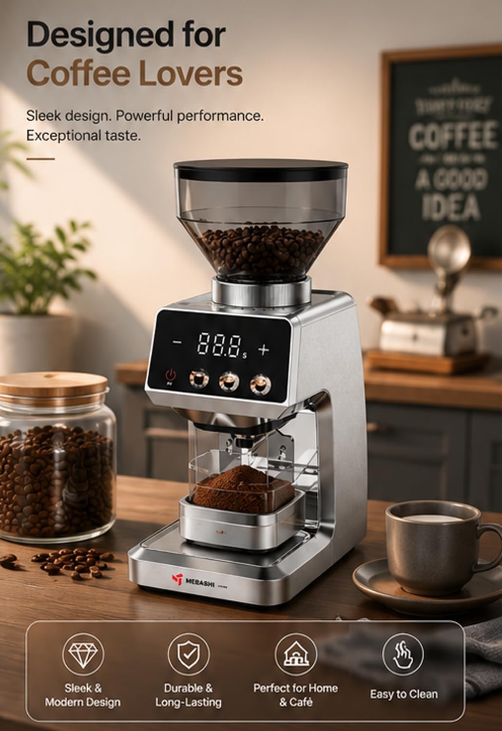 آسیاب قهوه مباشی مدل ME-CG2310 2 آسیاب قهوه مباشی مدل ME-CG2310