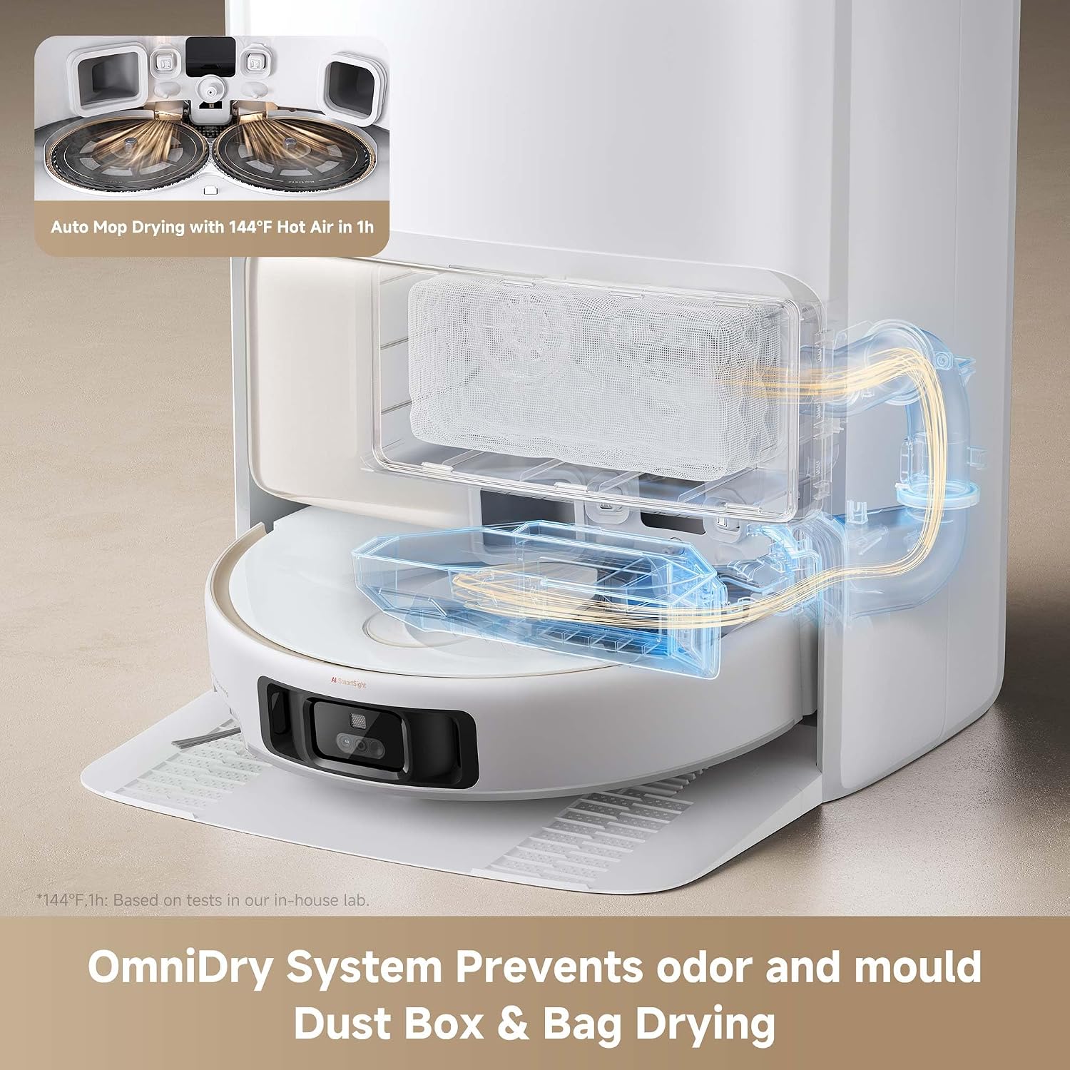 جارو رباتیک مووا مدل V70 Ultra Complete 5 Mova V70 Ultra Complete Vacuum